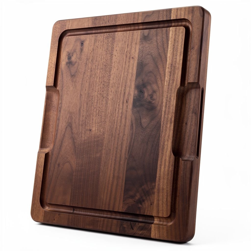 Artisan Walnut Edge-Grain Cutting Board