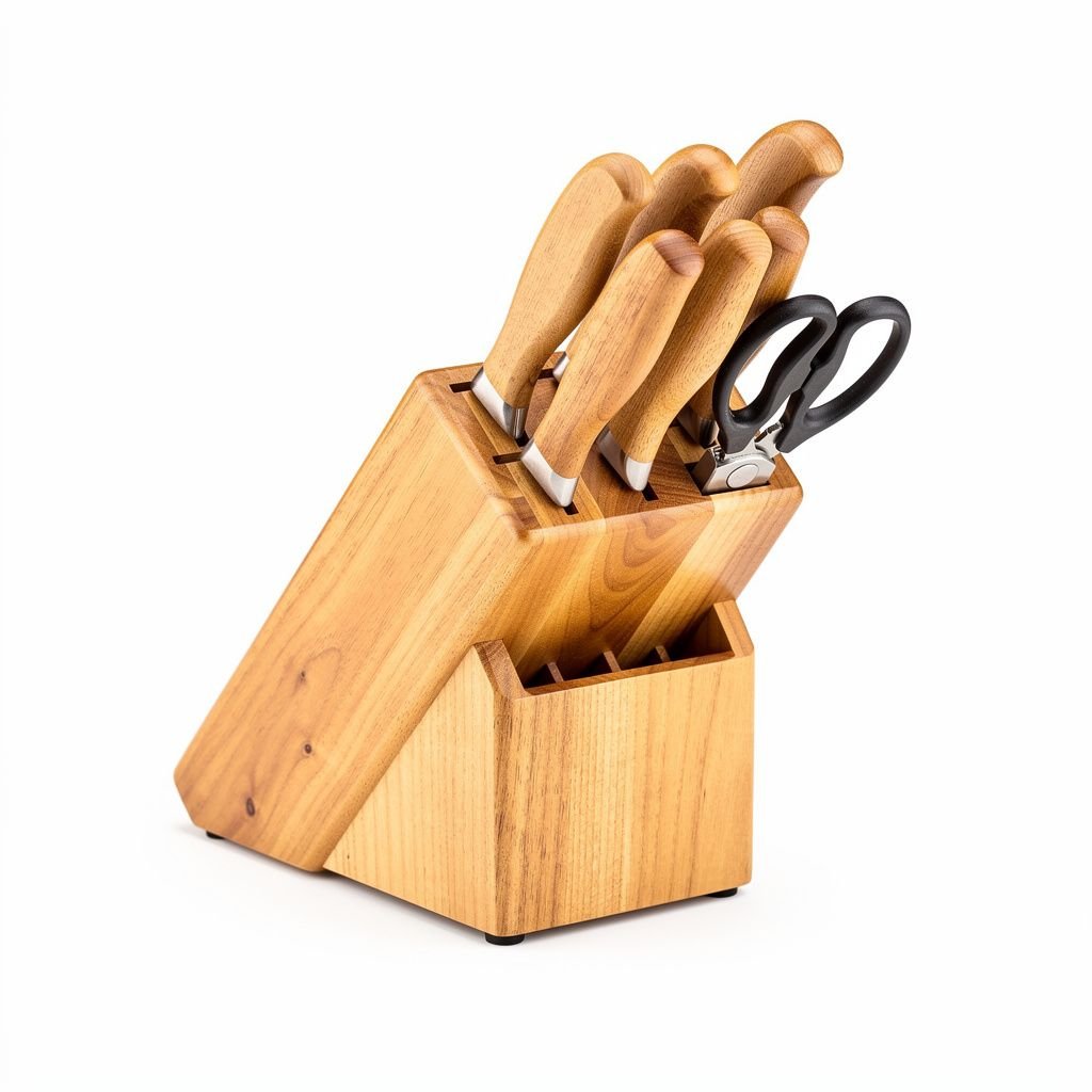 CookLine 6-Piece Forged Knife Block Set