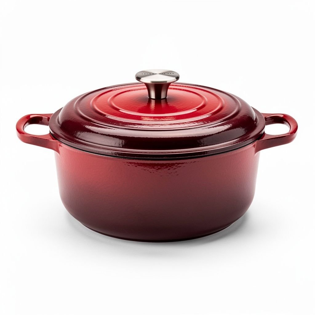 Enameled Cast Iron Dutch Oven, 6 Quart