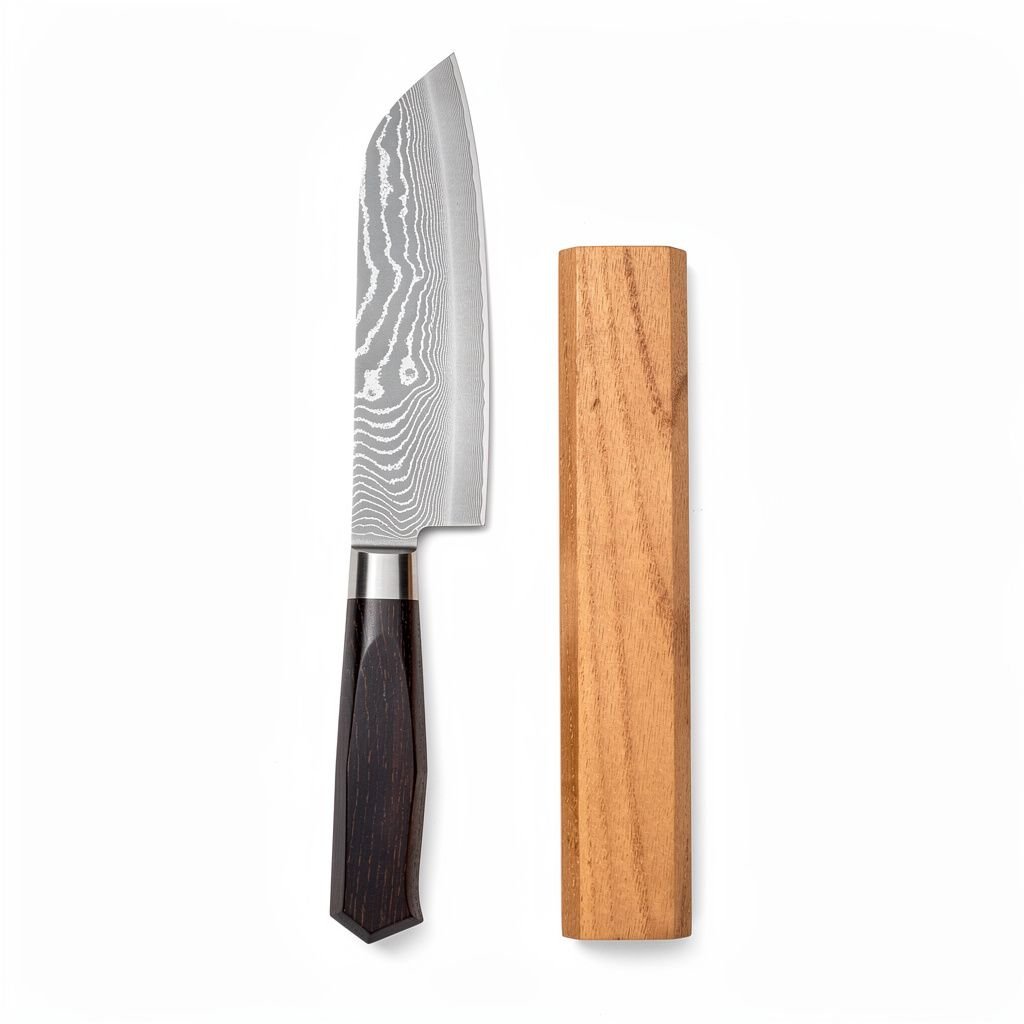 Kiritsu 67-Layer Damascus Santoku