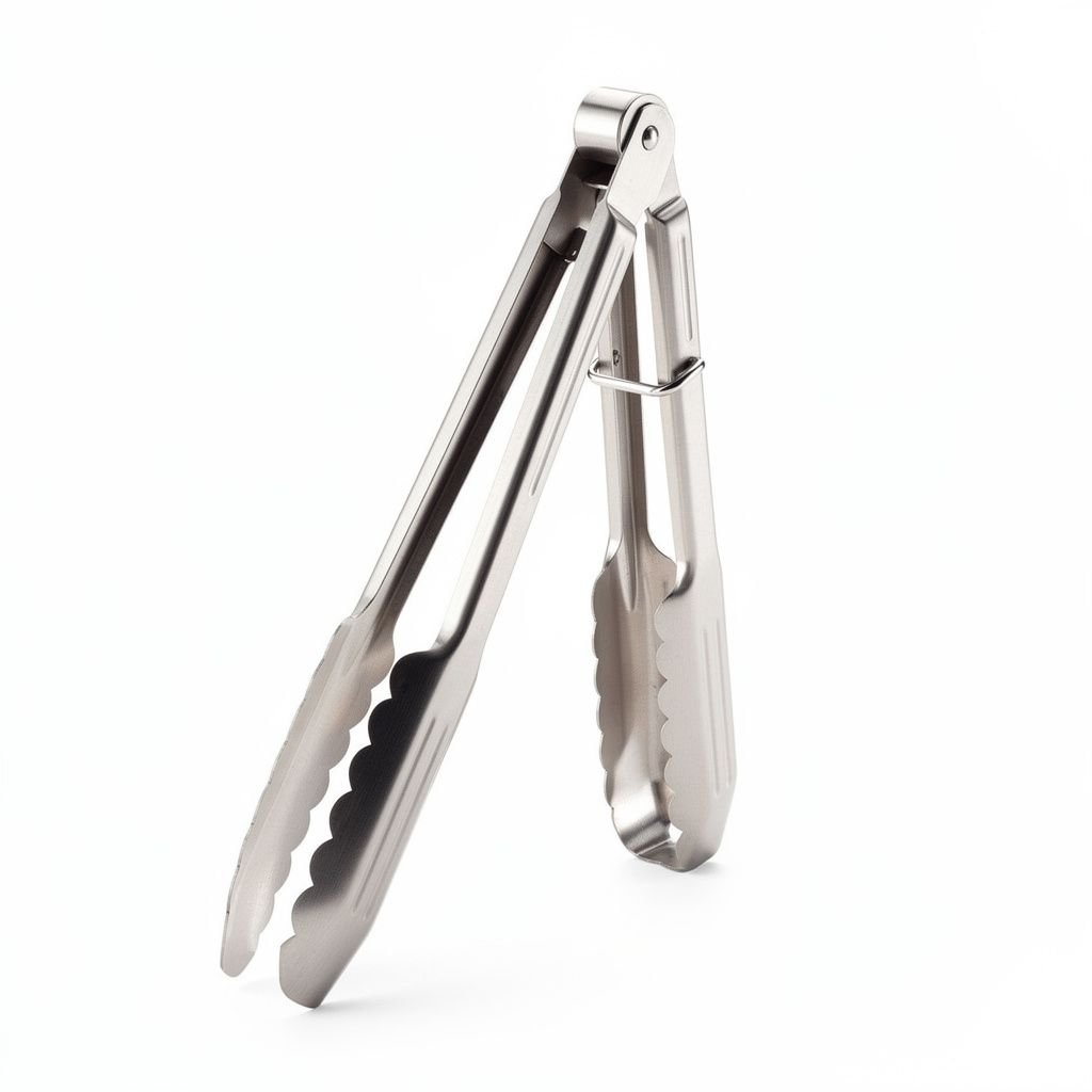 Locking Stainless Tongs Set (9-inch and 12-inch)