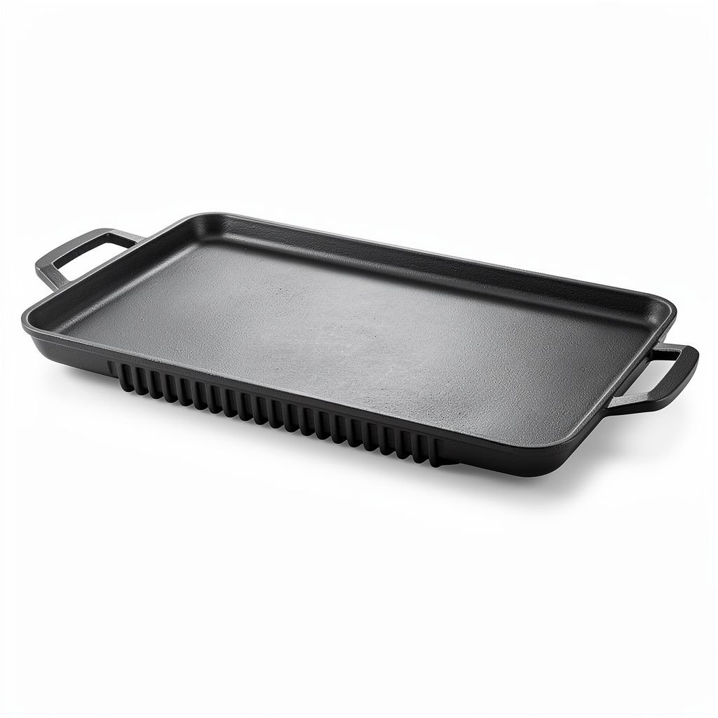 Reversible Cast Iron Griddle, 20 Inch