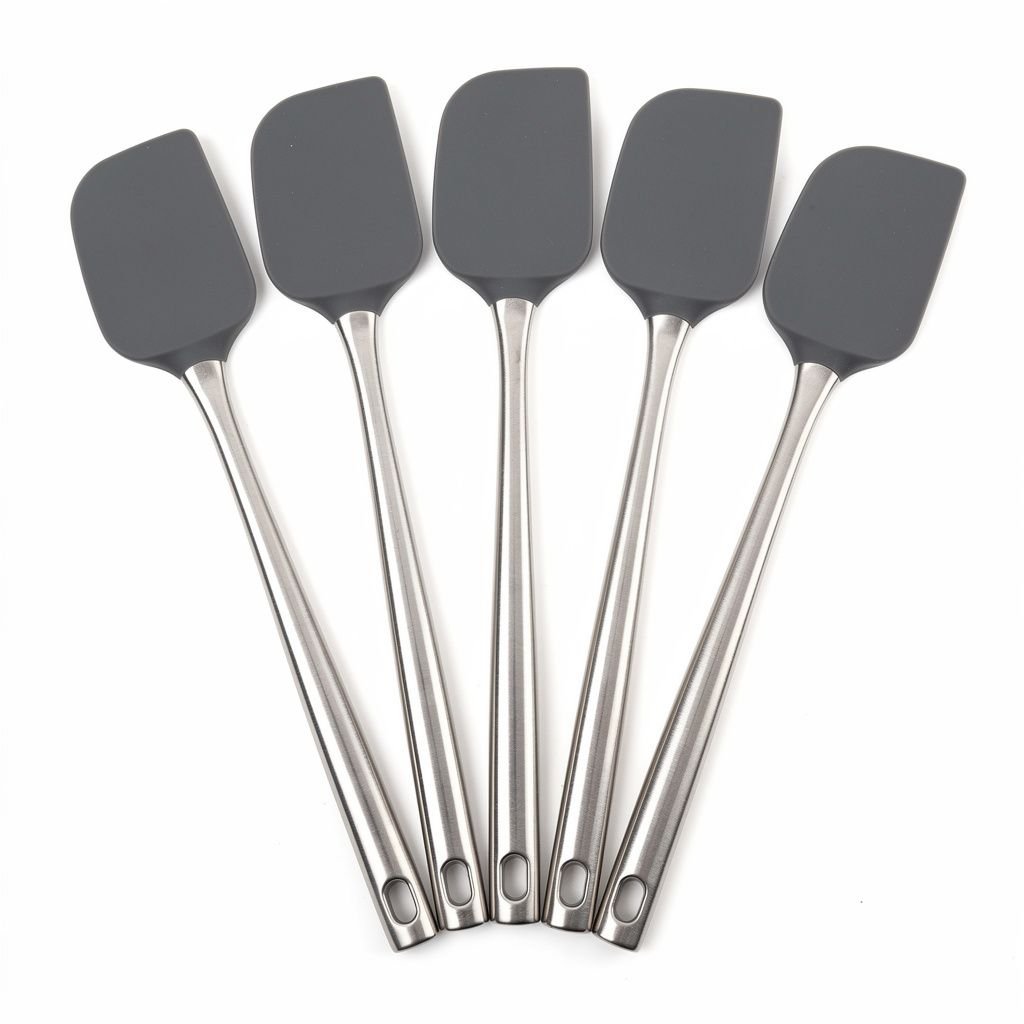Heat-Resistant Silicone Spatula Set, 5-Piece