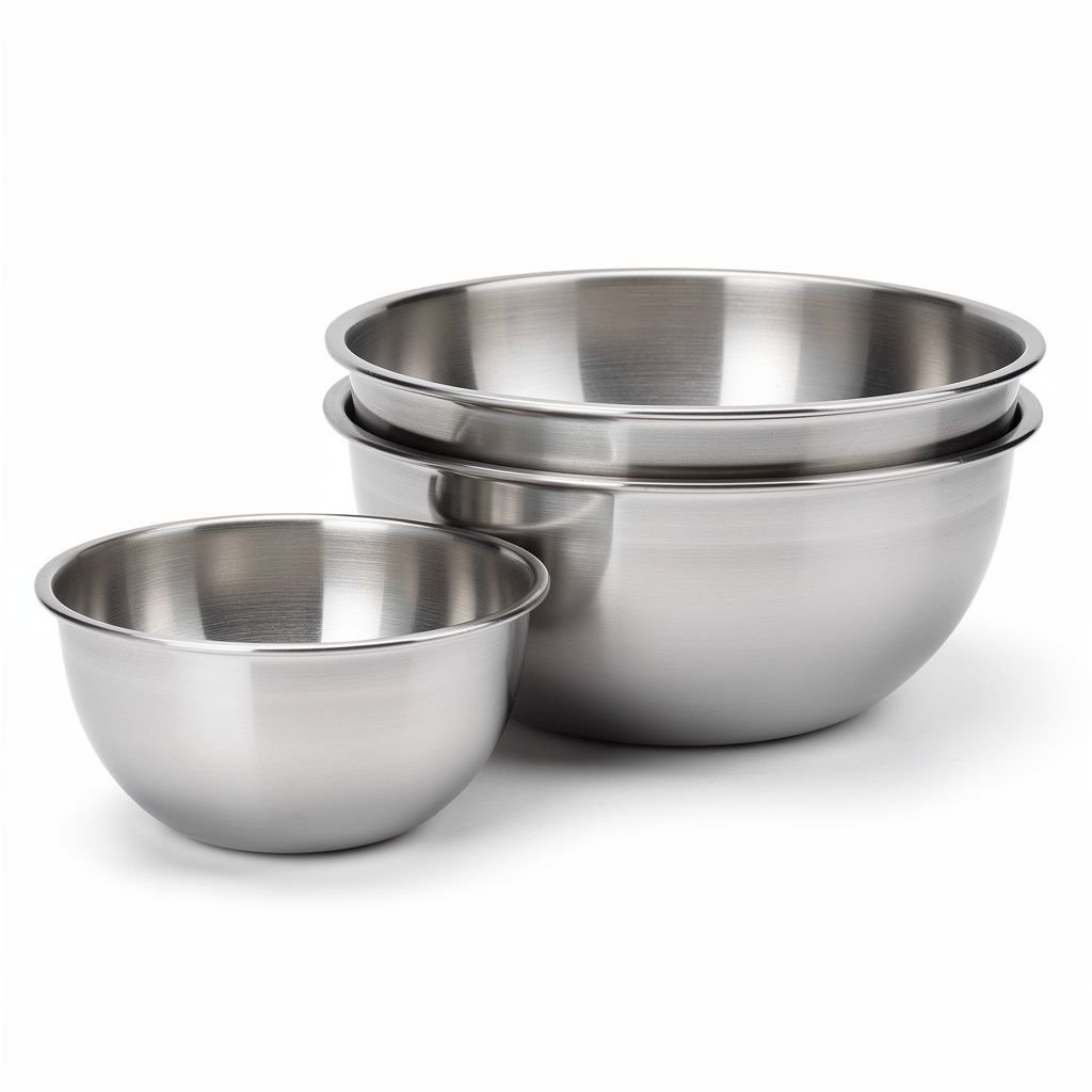 Stainless Steel Mixing Bowl Set, 6-Piece