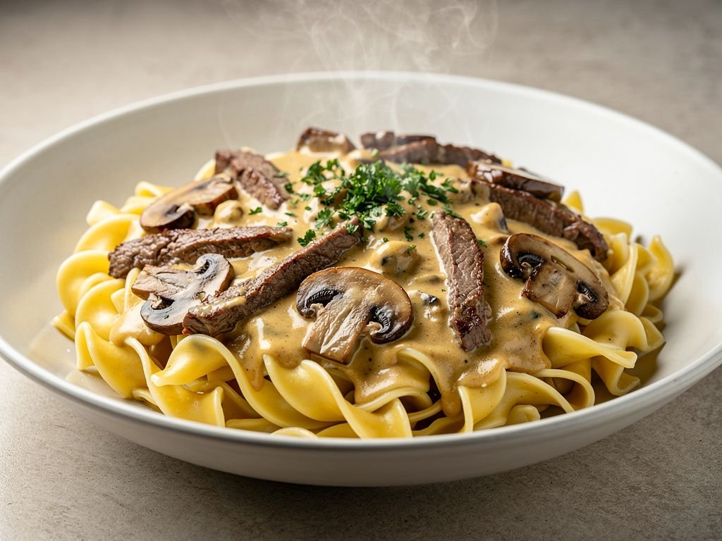 Beef Stroganoff