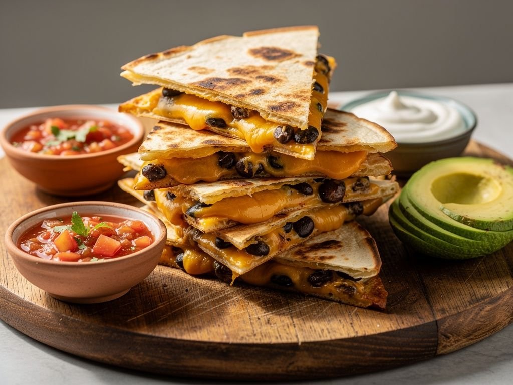 Black Bean and Cheese Quesadillas