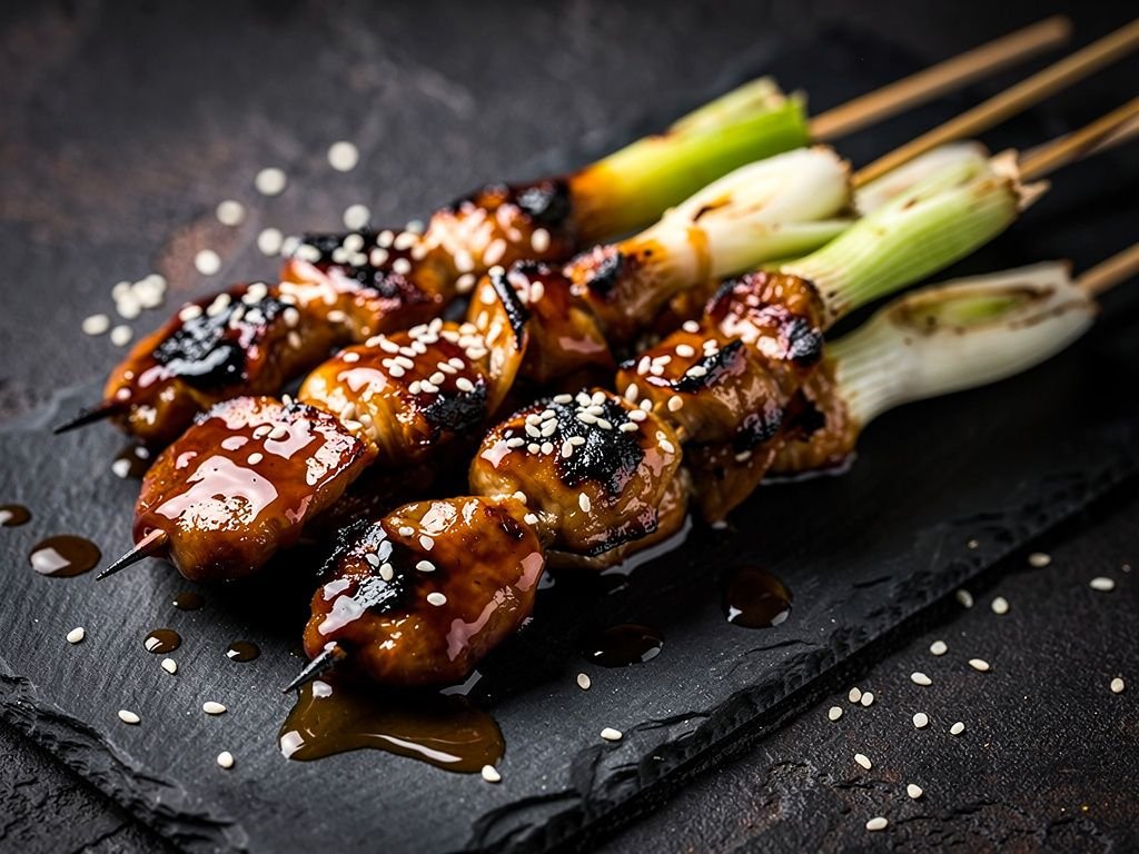 Japanese Chicken Yakitori Skewers