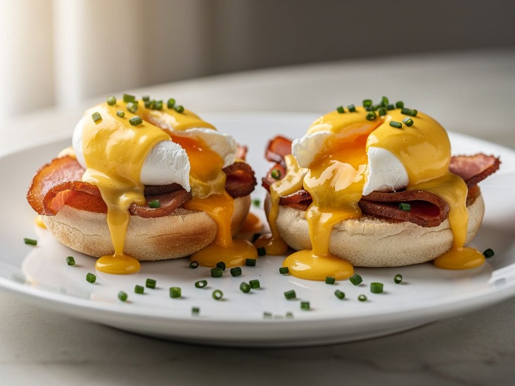 Eggs Benedict with Hollandaise Sauce
