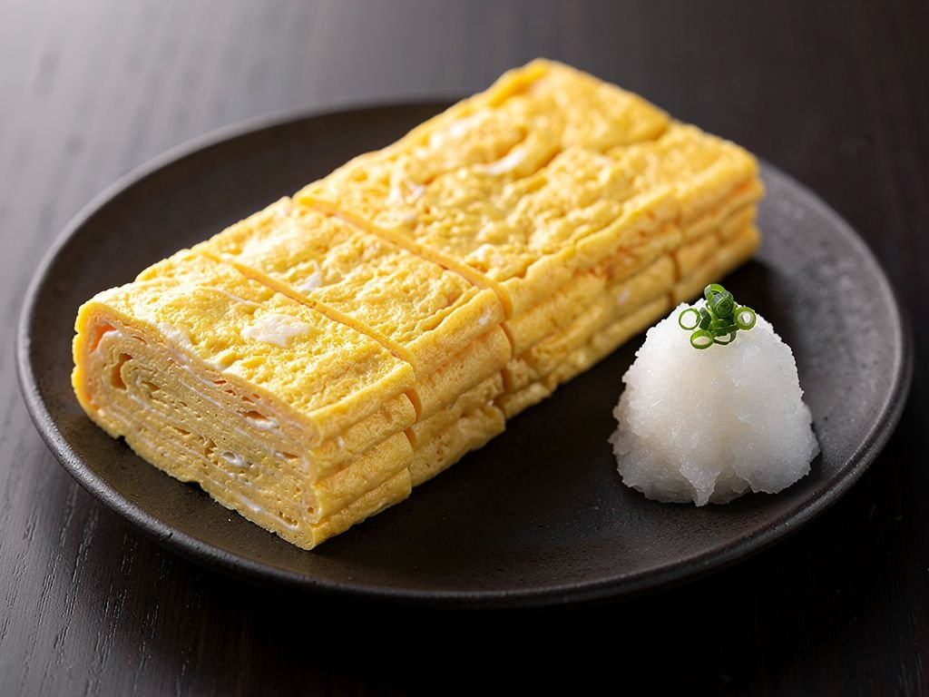 Japanese Tamagoyaki (Rolled Sweet Omelette)