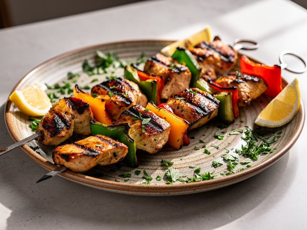 Mediterranean Grilled Chicken Kebabs