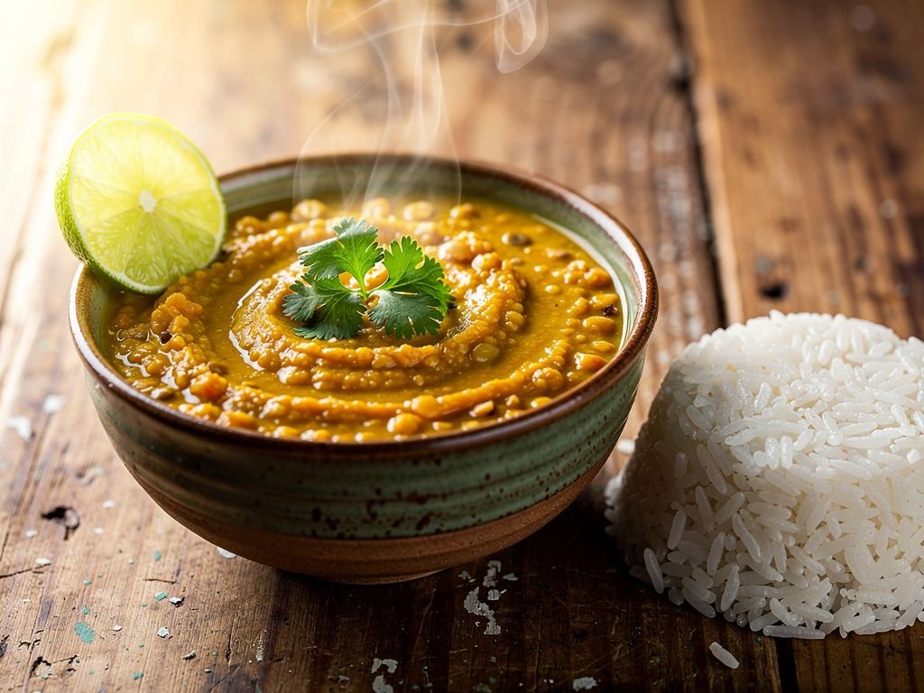 Red Lentil Dal with Cumin and Ginger