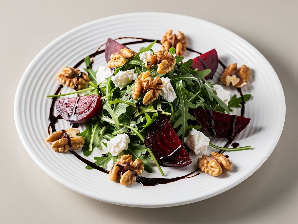 Roasted Beet and Goat Cheese Salad