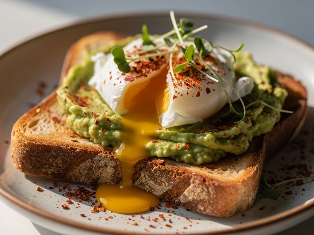 Sourdough Avocado Toast with Poached Egg