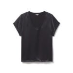 Imprecipe Gianna Satin V-Neck Tee - Image 7