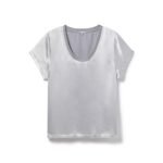 Imprecipe Gianna Satin V-Neck Tee - Image 2