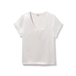 Imprecipe Gianna Satin V-Neck Tee - Image 4