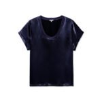 Imprecipe Gianna Satin V-Neck Tee - Image 5
