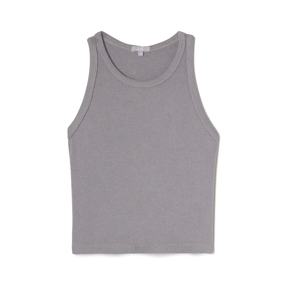 1000x1000-KYLE-DARK-SILVER Imprecipe Kyle Crop Tank - Image 1