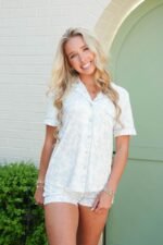 ImprecipeShort Sleeve Bamboo PJ Top - Image 4