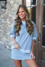Striped Patch Skort - Image 5