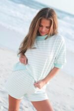 Striped Patch French Terry Short - Image 5