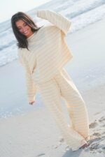 Double Stripe Patch Pullover