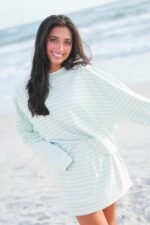 Striped Patch French Terry Pullover - Image 2