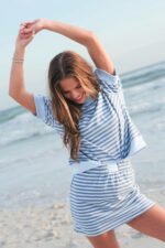Striped Patch Skort - Image 2
