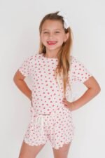 Girls' Ribbed Pajama Top - Image 2