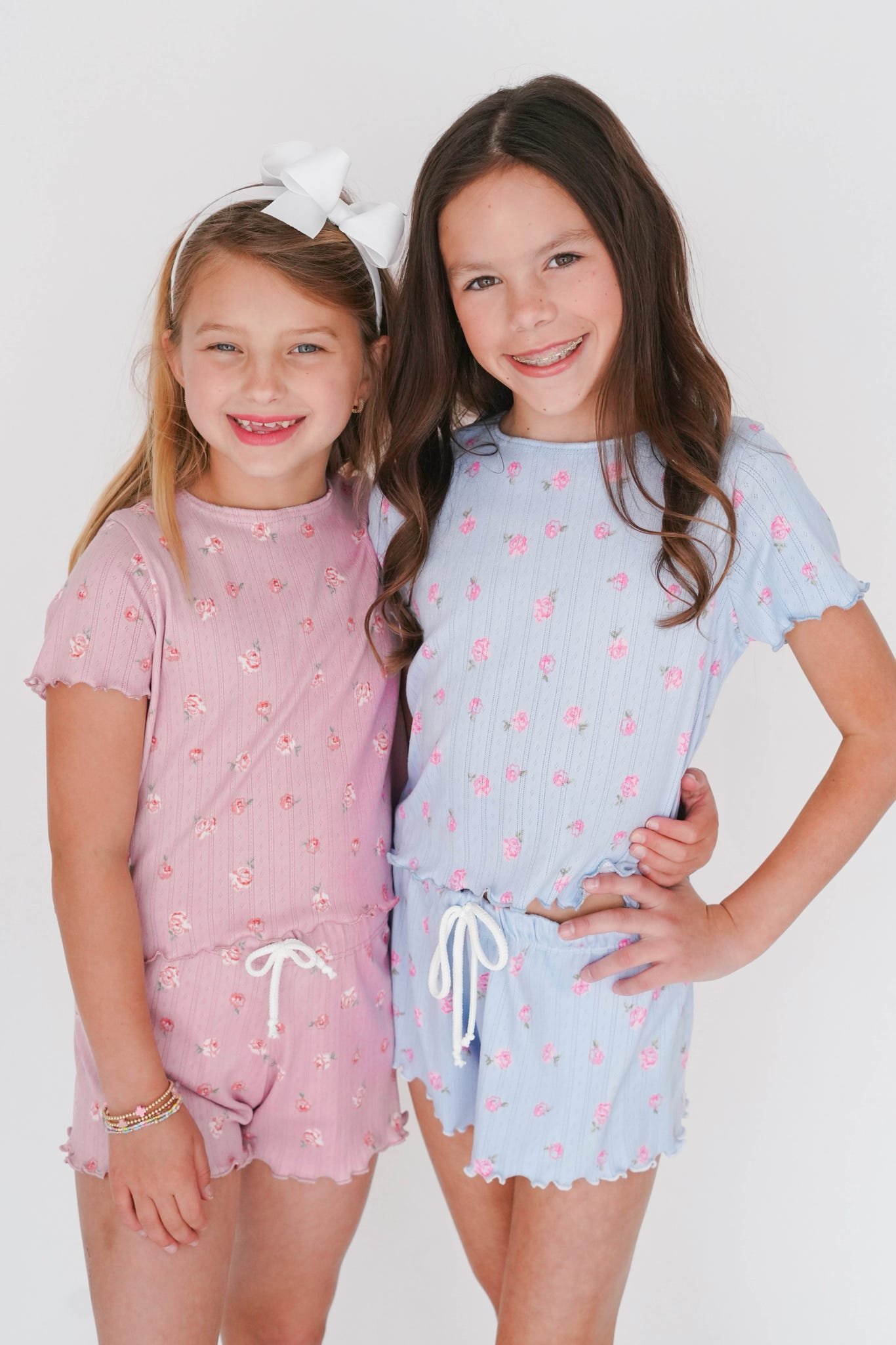20260322_222941_487C37 Girls' Ribbed Pajama Top - Image 1