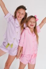 Girls' Sunshine Society Silky PJ Top - Image 2