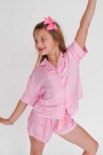Girls' Sunshine Society Silky PJ Top - Image 5