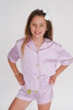 Girls' Sunshine Society Silky PJ Top - Image 4