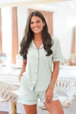 ImprecipeShort Sleeve Bamboo PJ Top