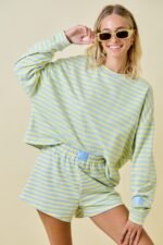 Striped Patch French Terry Pullover - Image 20
