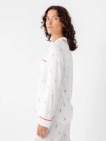ImprecipeStretch Knit Long Sleeve Bamboo PJ Top - Image 9