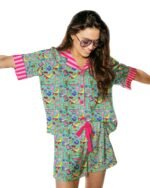 Girls' Sunshine Society Silky PJ Top - Image 6