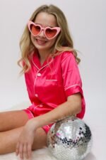 Girls' Imprecipe Silky PJ Top - Image 18